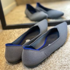 Rothy’s Pointed-Toe Flats | Cloud Grey Birdseye